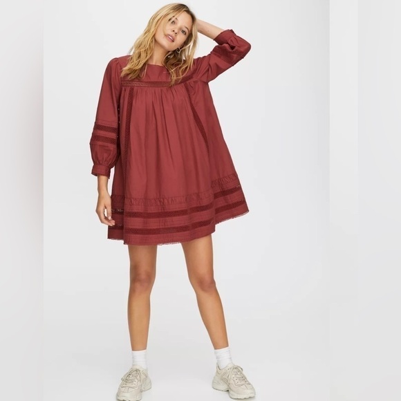 Aritzia Sunday Best 100% Cotton Long Sleeve Mini Dress - Picture 5 of 15